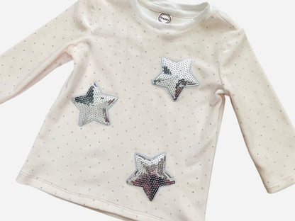 Girls Sparkle and Shine Fleece Top