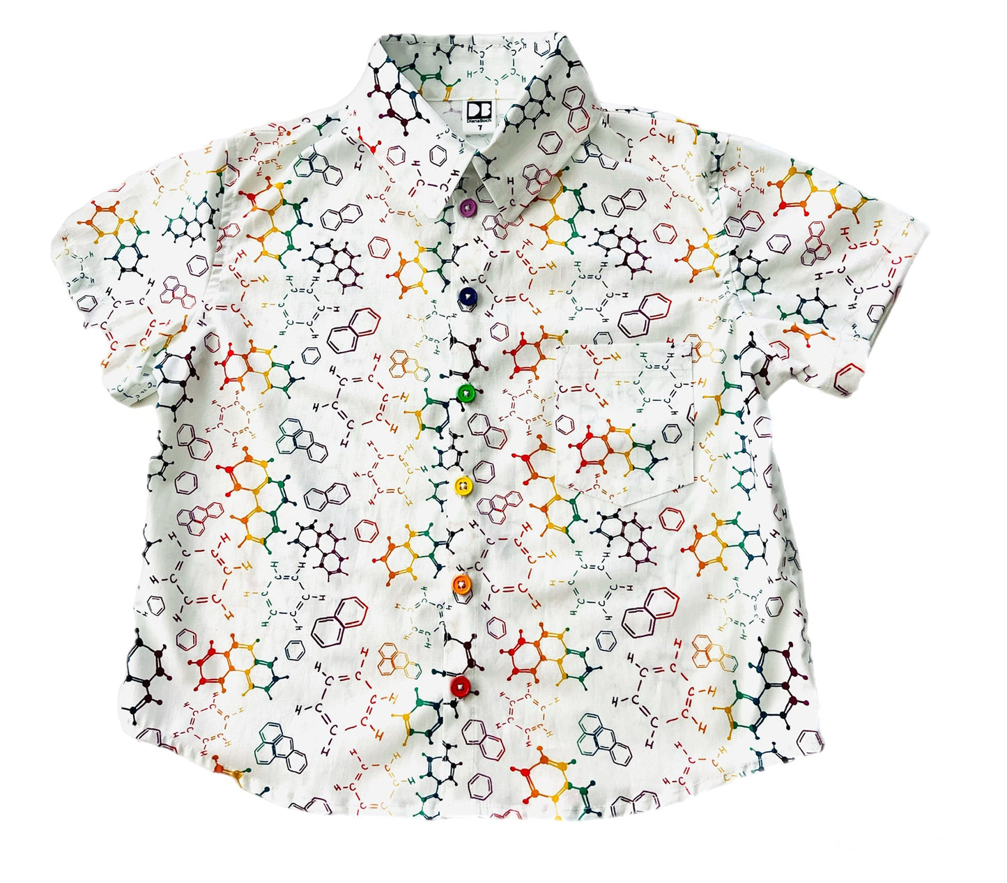 Boys and Mens Chemistry Whiz Button Down Dress Shirt