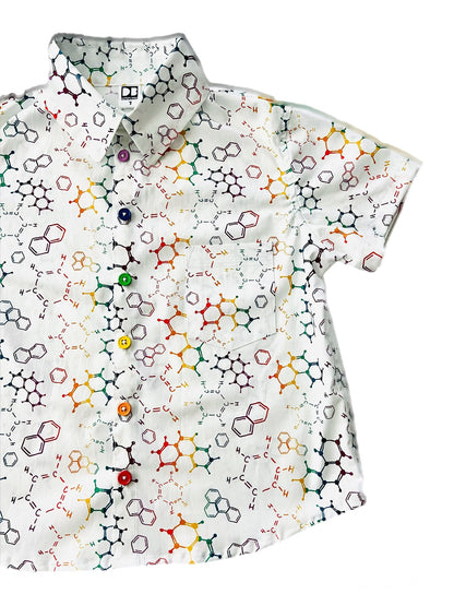 Boys and Mens Chemistry Whiz Button Down Dress Shirt