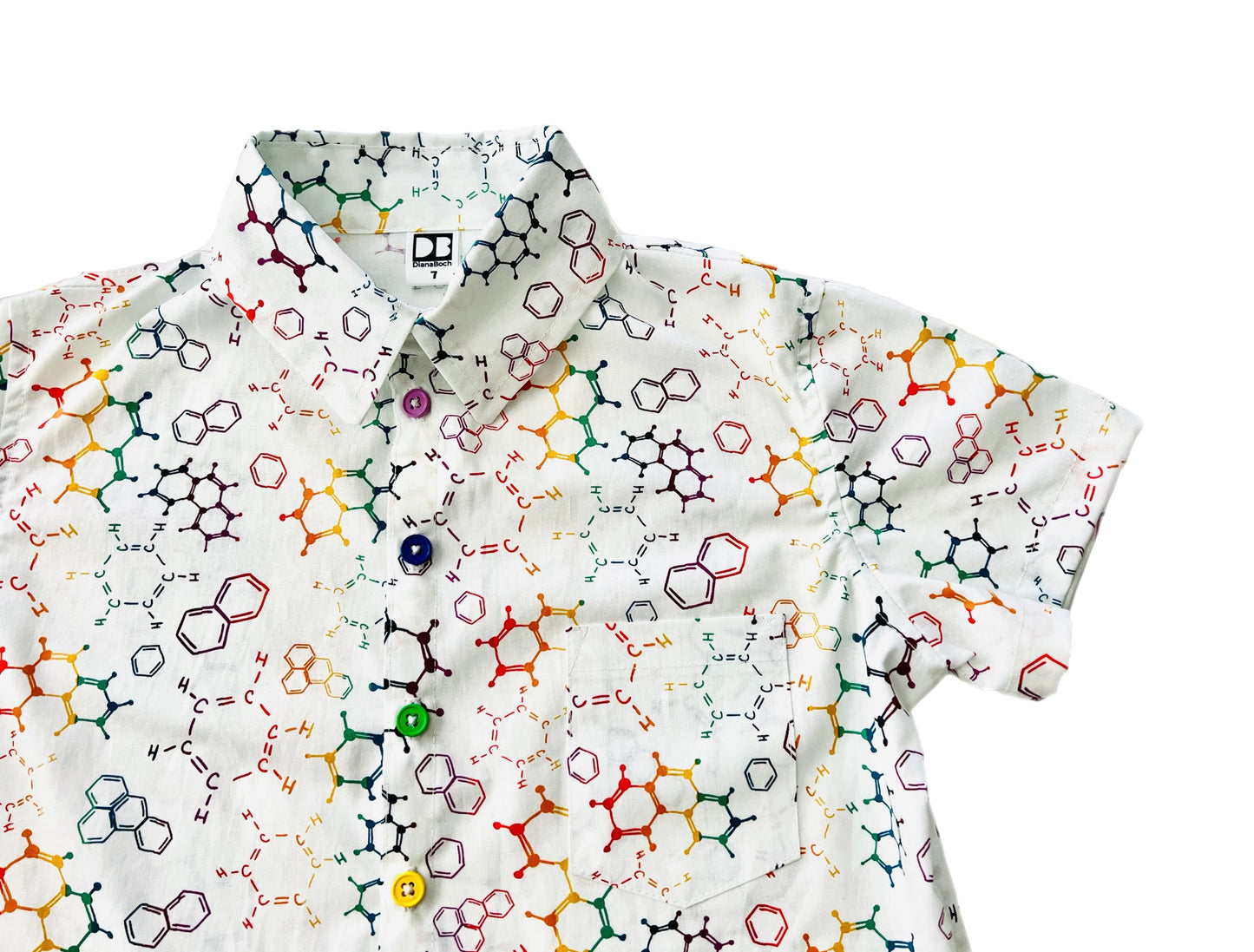 Boys and Mens Chemistry Whiz Button Down Dress Shirt