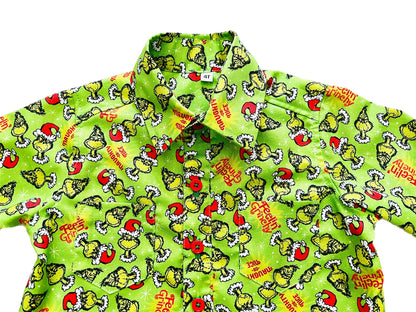 Feeling Grinchy Christmas Long Sleeve Shirt for Baby and Boys