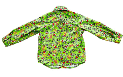 Feeling Grinchy Christmas Long Sleeve Shirt for Baby and Boys