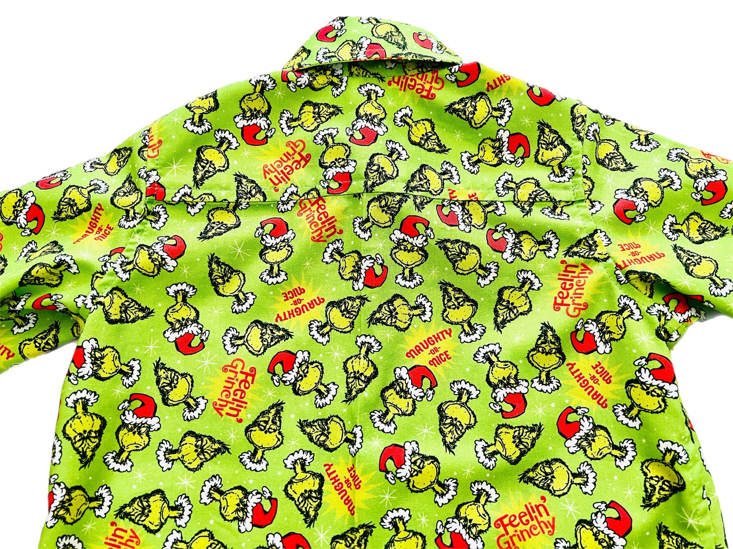 Feeling Grinchy Christmas Long Sleeve Shirt for Baby and Boys