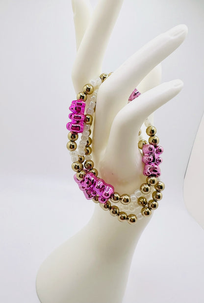 3 Bracelet Set-Multiple Colors