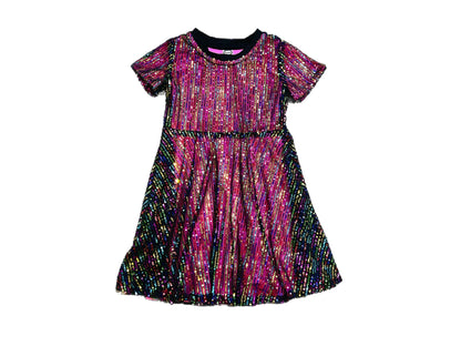 Pink Disco Sparkle Girls Dress