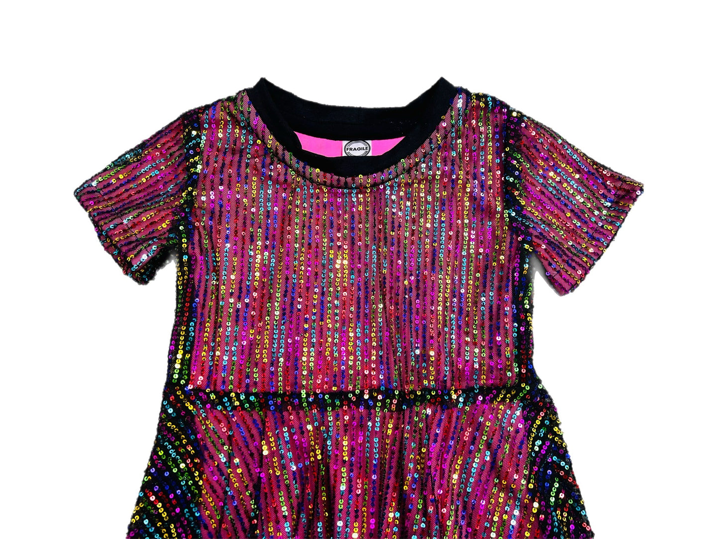 Pink Disco Sparkle Girls Dress