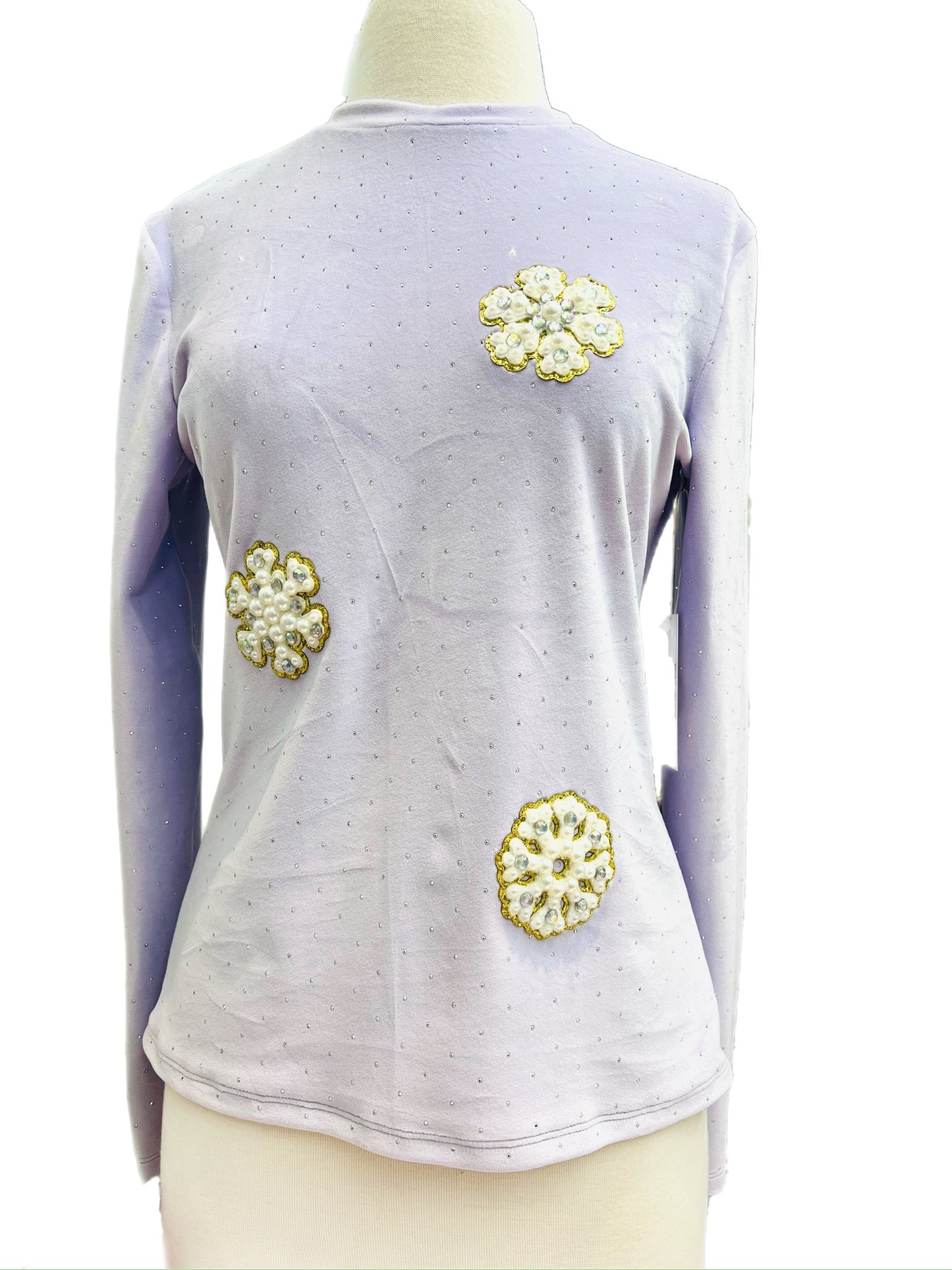 Womens Sparkle and Shine Fleece Top