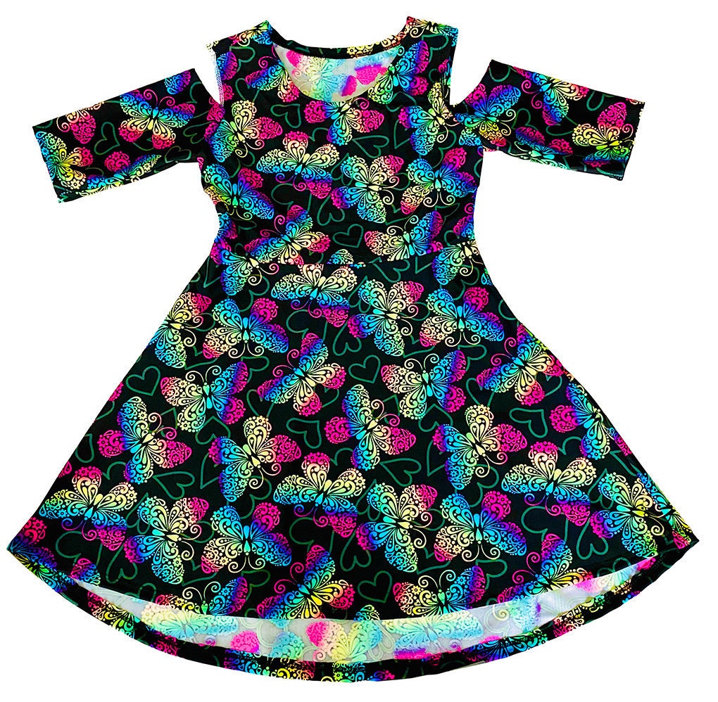 Rainbow Butterfly Dress