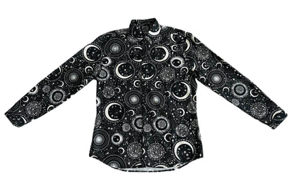 Crescent Moons and Stars Dress Shirt