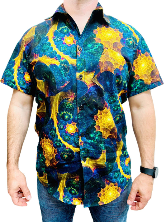 Fractal Madness Button Up Shirt