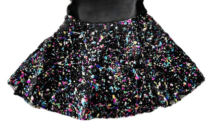 Rainbow Confetti Fun Girls Dress