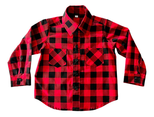 Winter cabin button down shirt (long sleeve)