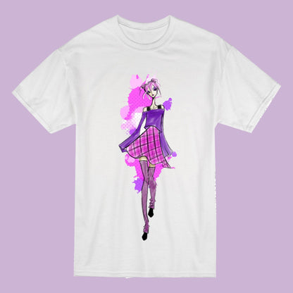 Street fashion girl illustration design T-shirt